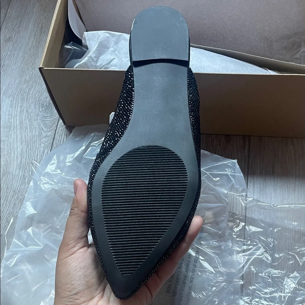 Steve Madden Black Shiner Mule - Picture 6 of 6